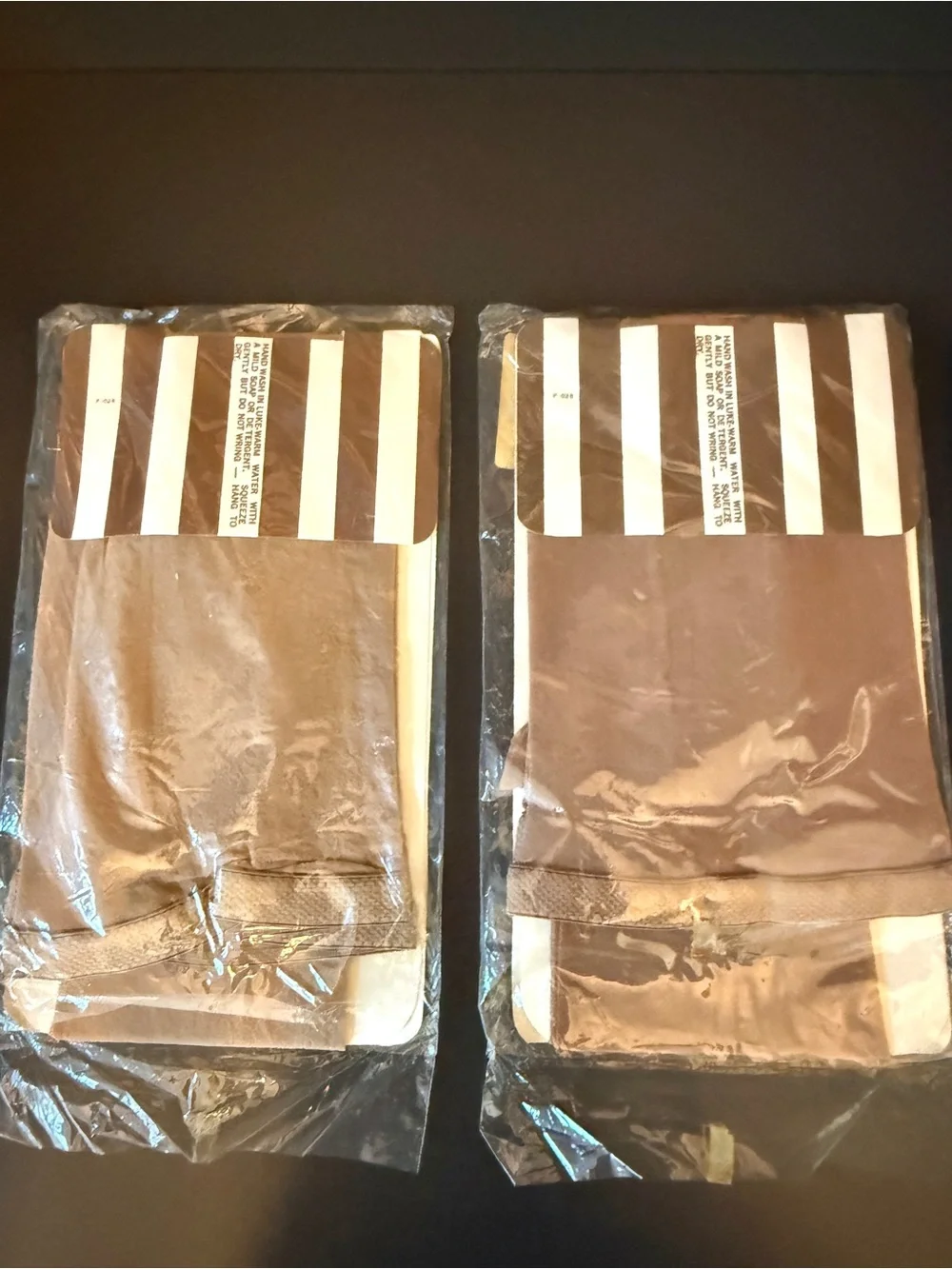 Vintage Henri Bendel Hanes Pantyhose Lot 3 NOS Teak Almost Nude Hosiery
